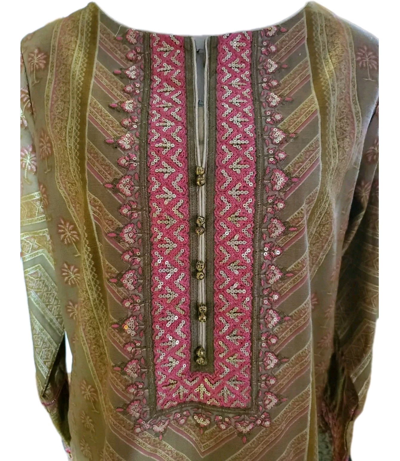 Alkaram Studio Pakistani Stitched Lawn Embroidered Salwar Kameez Indian Wedding