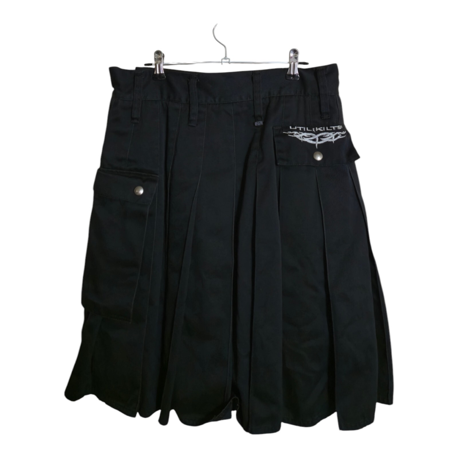 Utilikilts Kilt Men 34 Black Custom Spartan Gorpcore Preppy Rowdy Piper Grudge