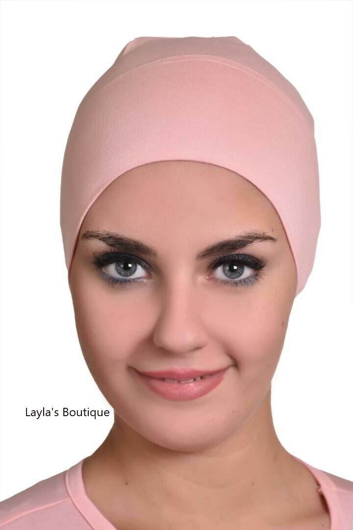 Muslim Women Soft Comfortable Inner Hijab Caps Islamic Arab Underscarf Hats New