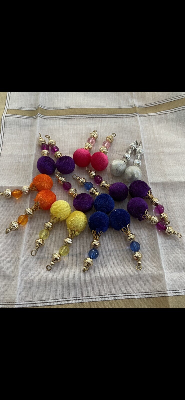 Decorative Latkans Ethnic Hanging Indian Tassel Saree Blouse Craft Jewelry