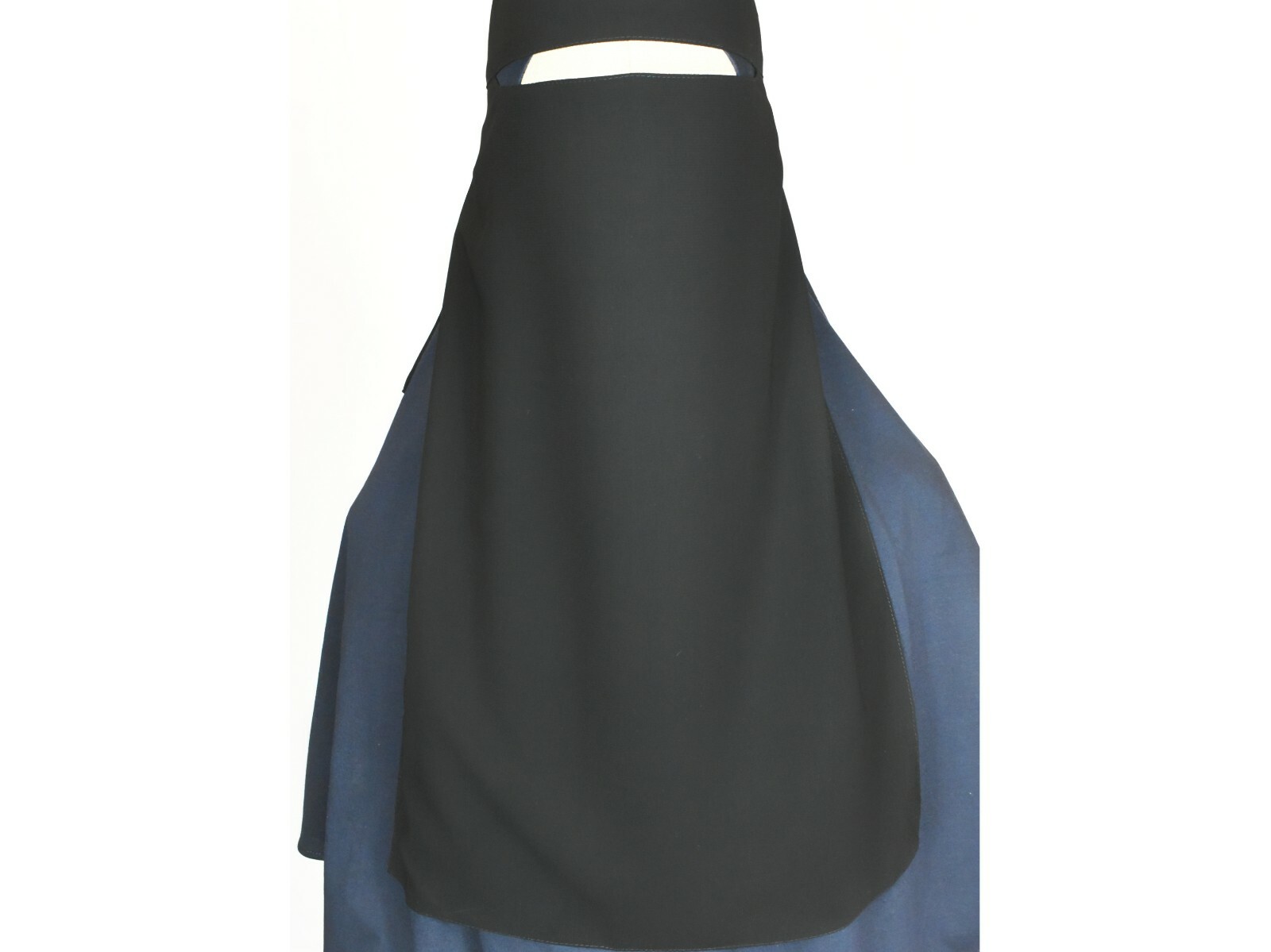 2pcs Saudi Long Single Layer Niqab Face Veil Muslim Burqa Quality Jilbab Islam