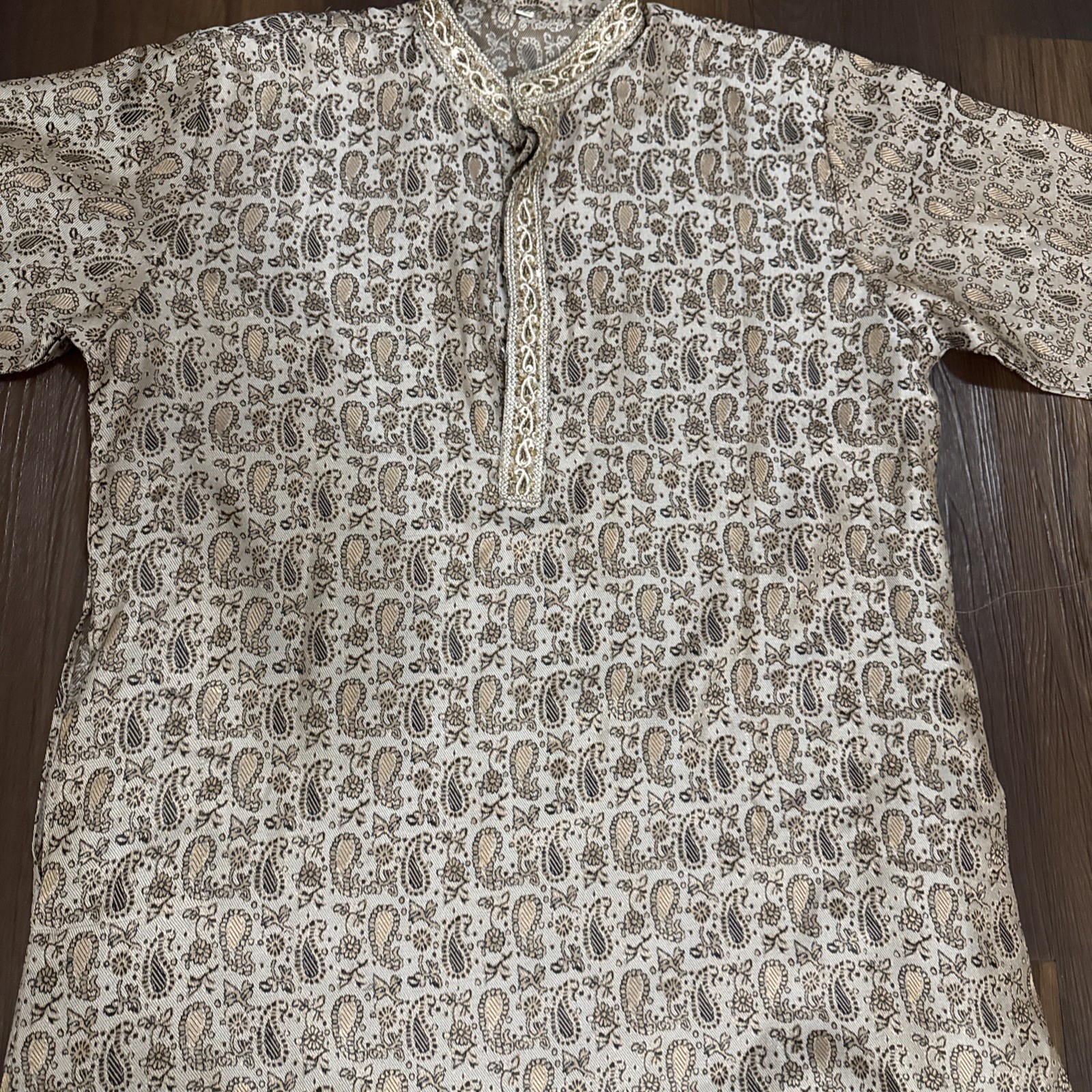Ethos Indian/Pakistan Men’s Kurta Size 36 Patterned