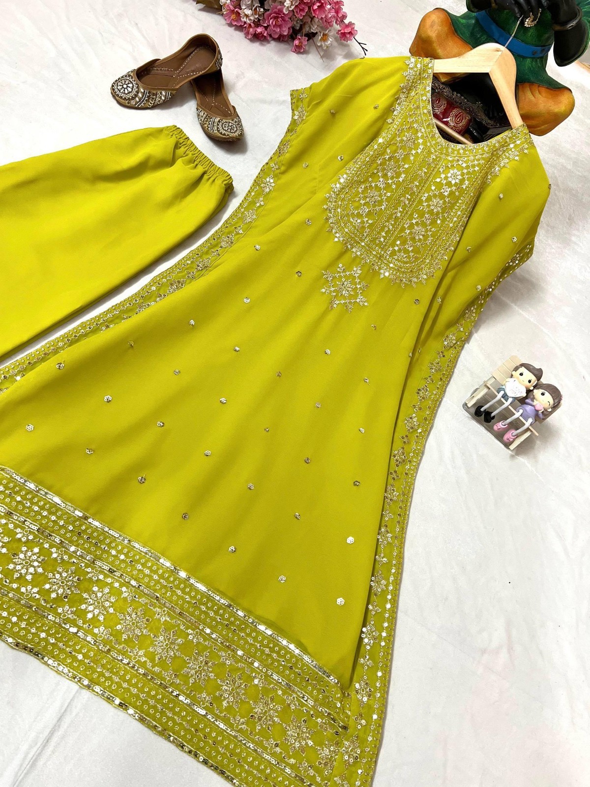 Designer Indian Pakistani top pant Bollywood Dress Party Wear Suit wedding