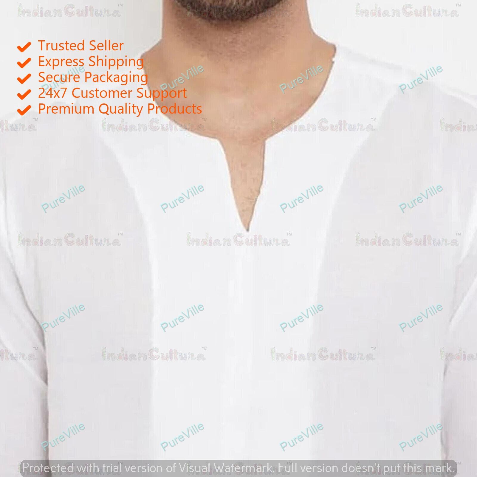 Mens Kurta Traditional Mens Shirt Long Sleeve Custom Bollywood Casual shirt kurt