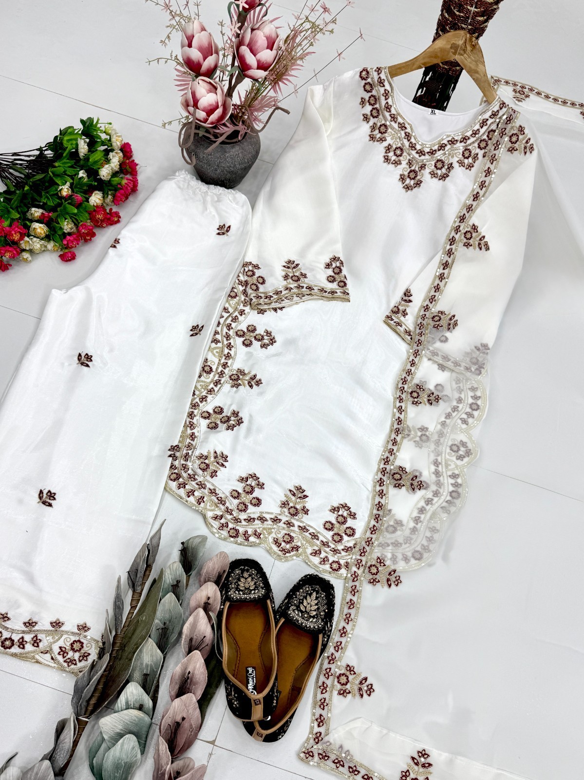 Salwar Kameez Pakistani Dress Ready made Palazzo Suits Wedding Party Bollywood L