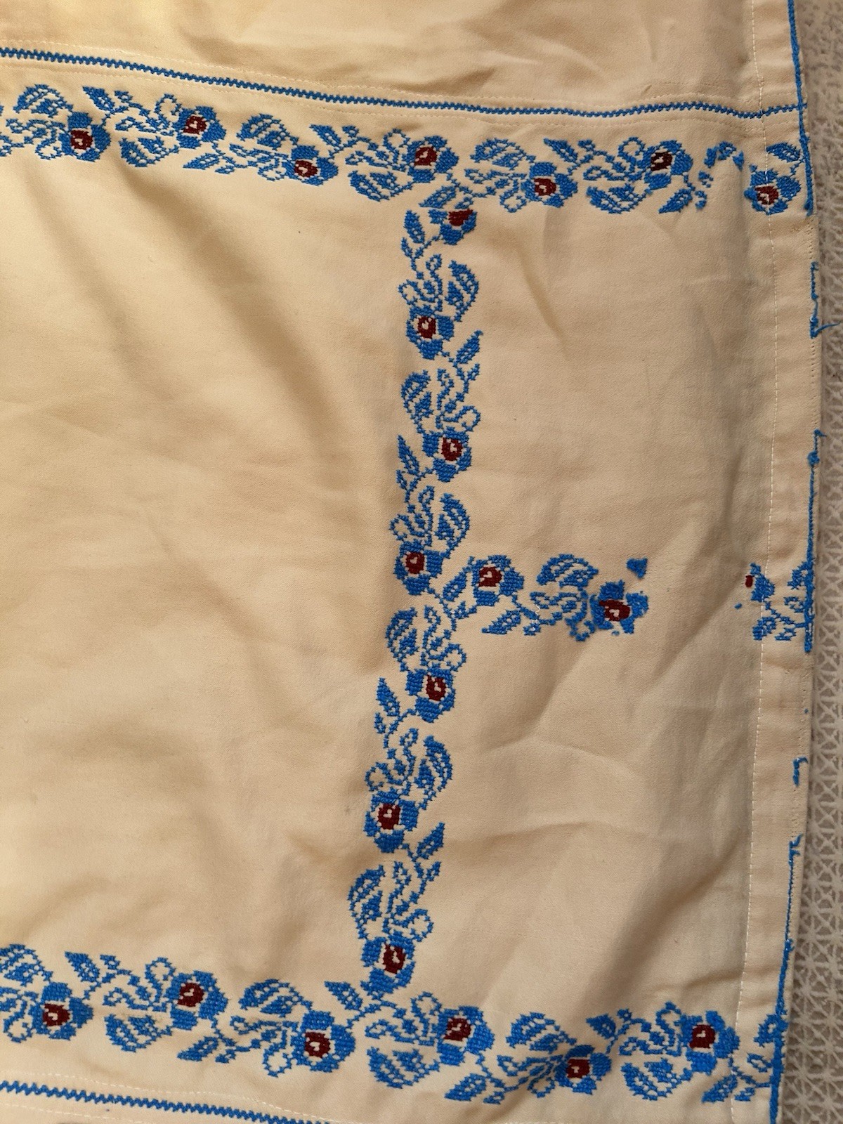 Vintage Palestinian Traditional Thobe- Hand-Embroidered Arabic Dress