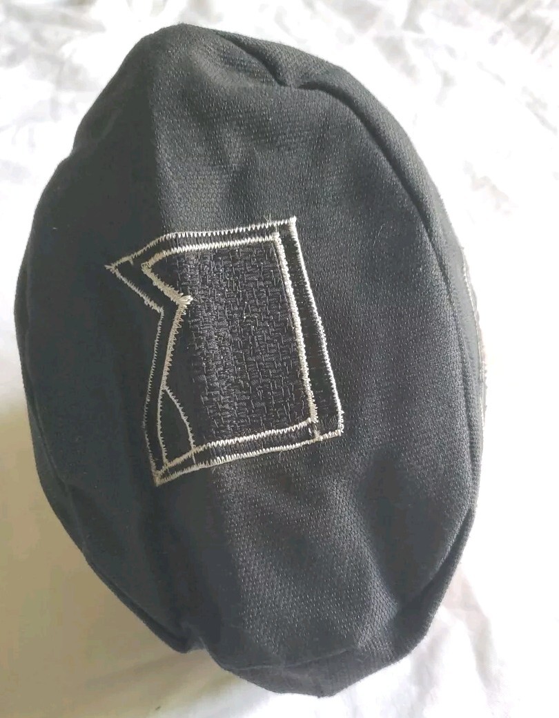BLACK/WHITE CAP ASO OKE TRADITIONAL ASO EBI FOR MEN, YOUTHS AND BOYS. SIZE 24.