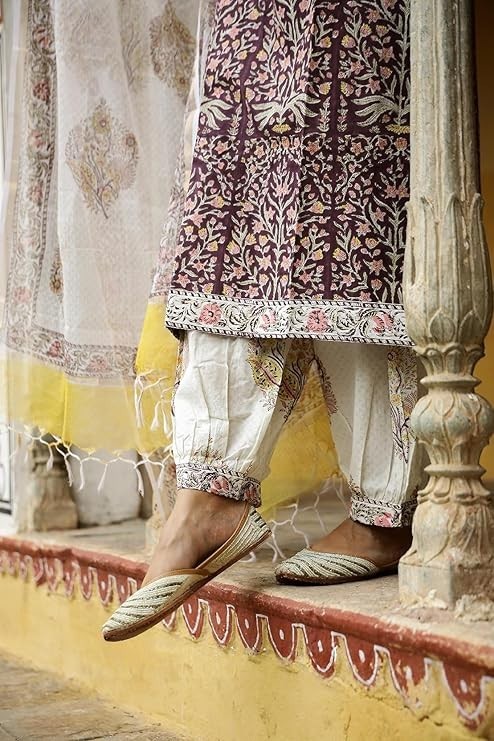 Yashika Women Cotton Blend Salwar Suit Set Fashionably Traditional, Comfortably