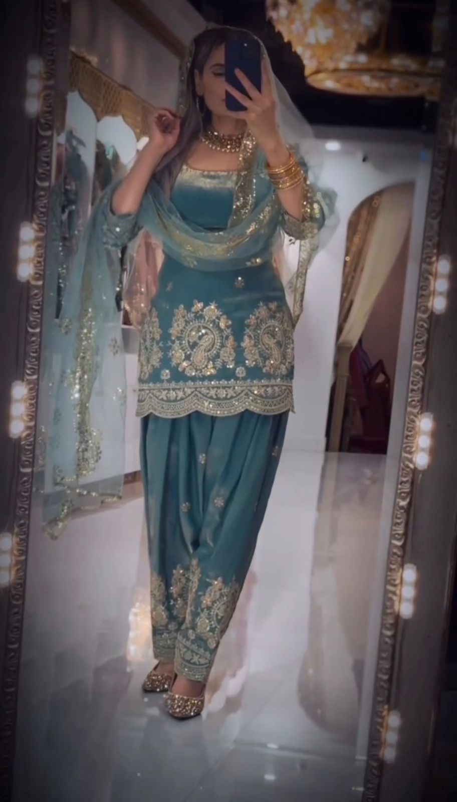 Pakistani Salwar Kameez Ready to Wear Farsi Suit Punjabi Wedding Party Bollywood