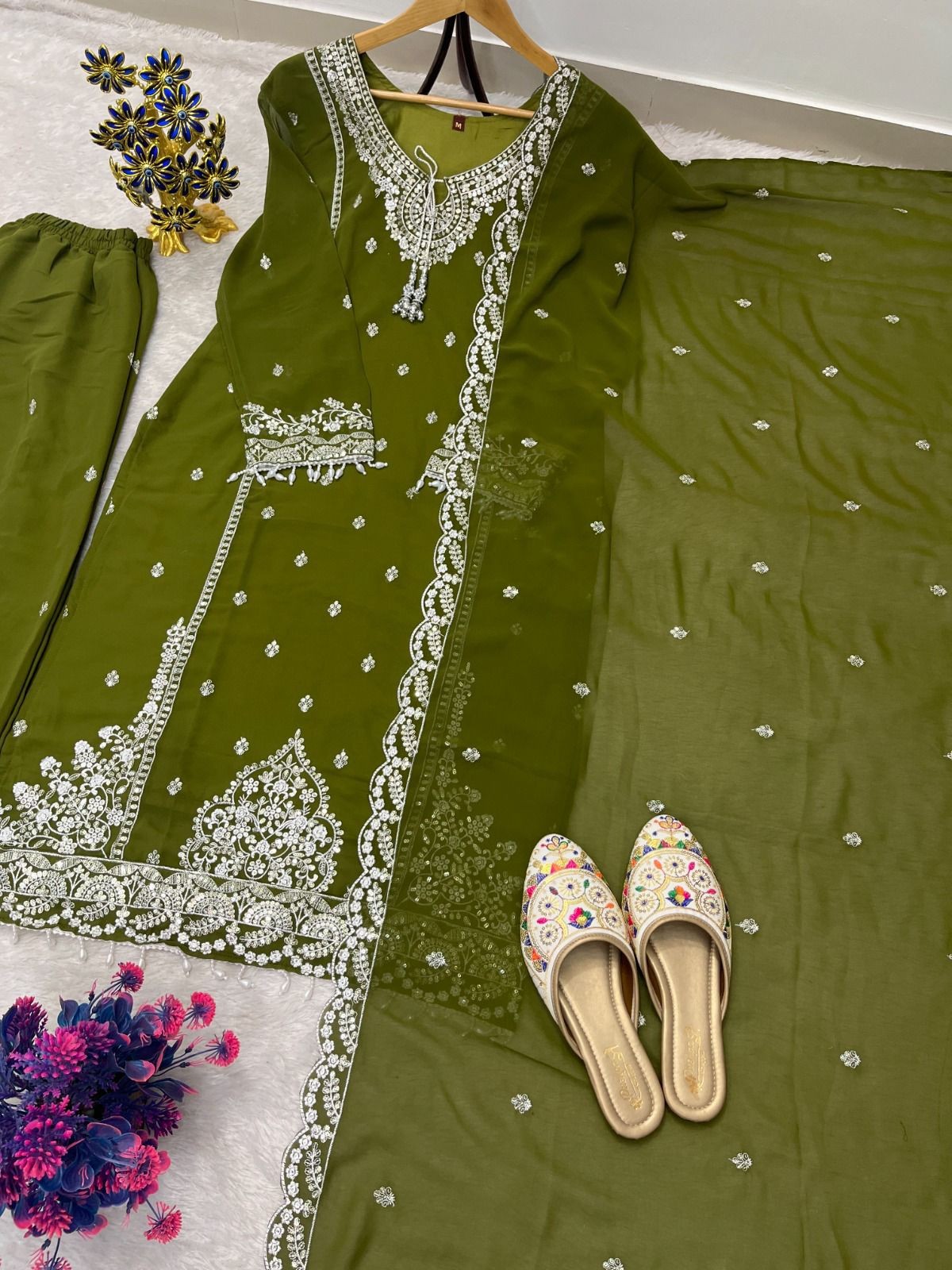LEHENGA CHOLI INDIAN BOLLYWOOD WEDDING PARTY PAKISTANI WEAR READYMADE