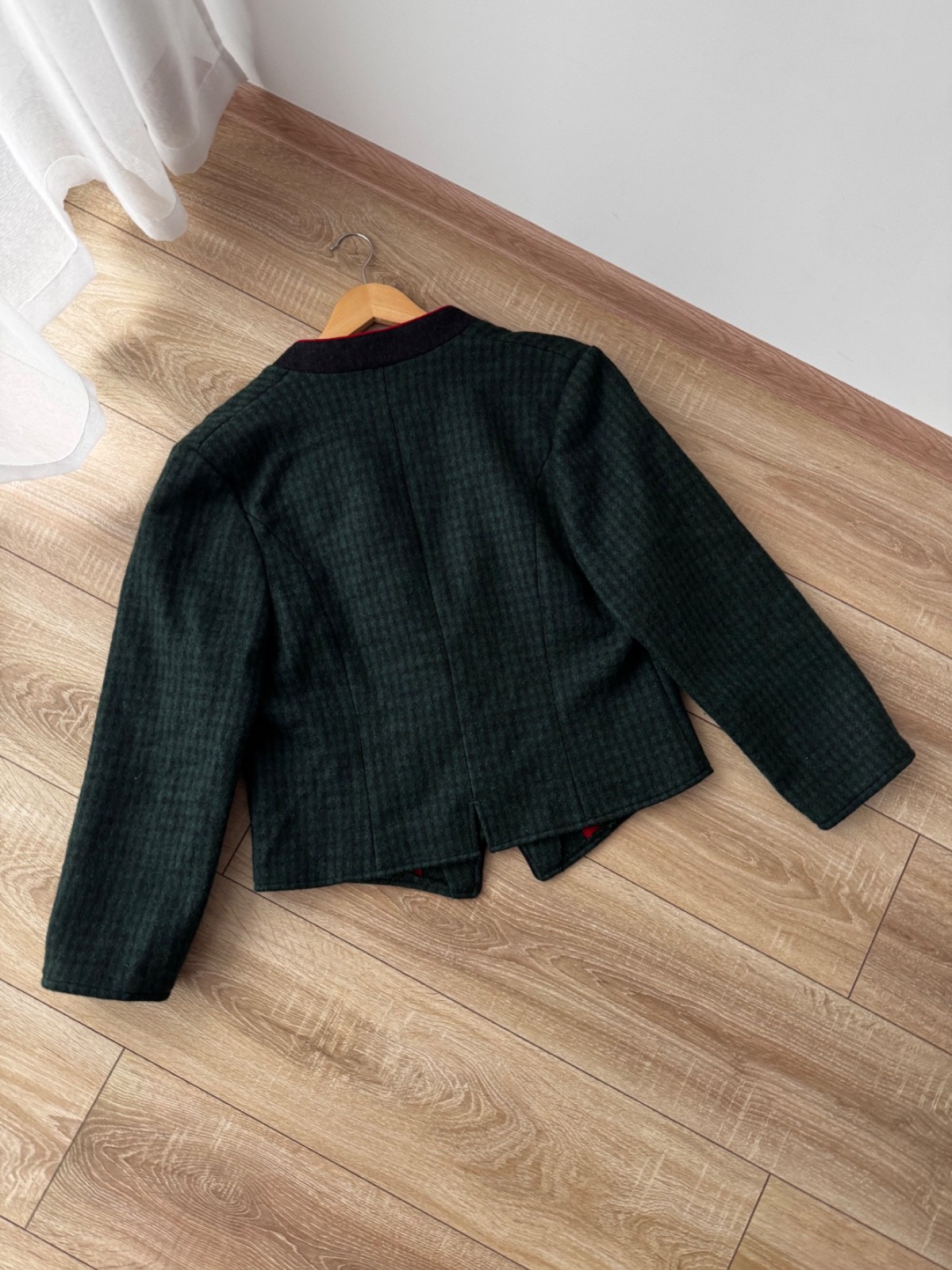 Vintage Giesswein Austrian Dirndl Trachten Original Oktoberfest Green Blazer