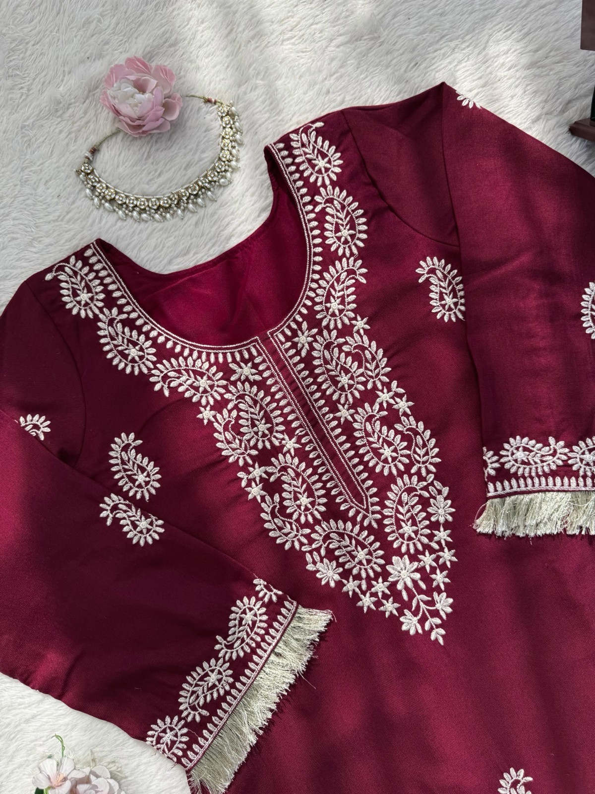 Indian Designer Salwar Kameez, Readymade Party/Ethnic CHINON silk gift for her