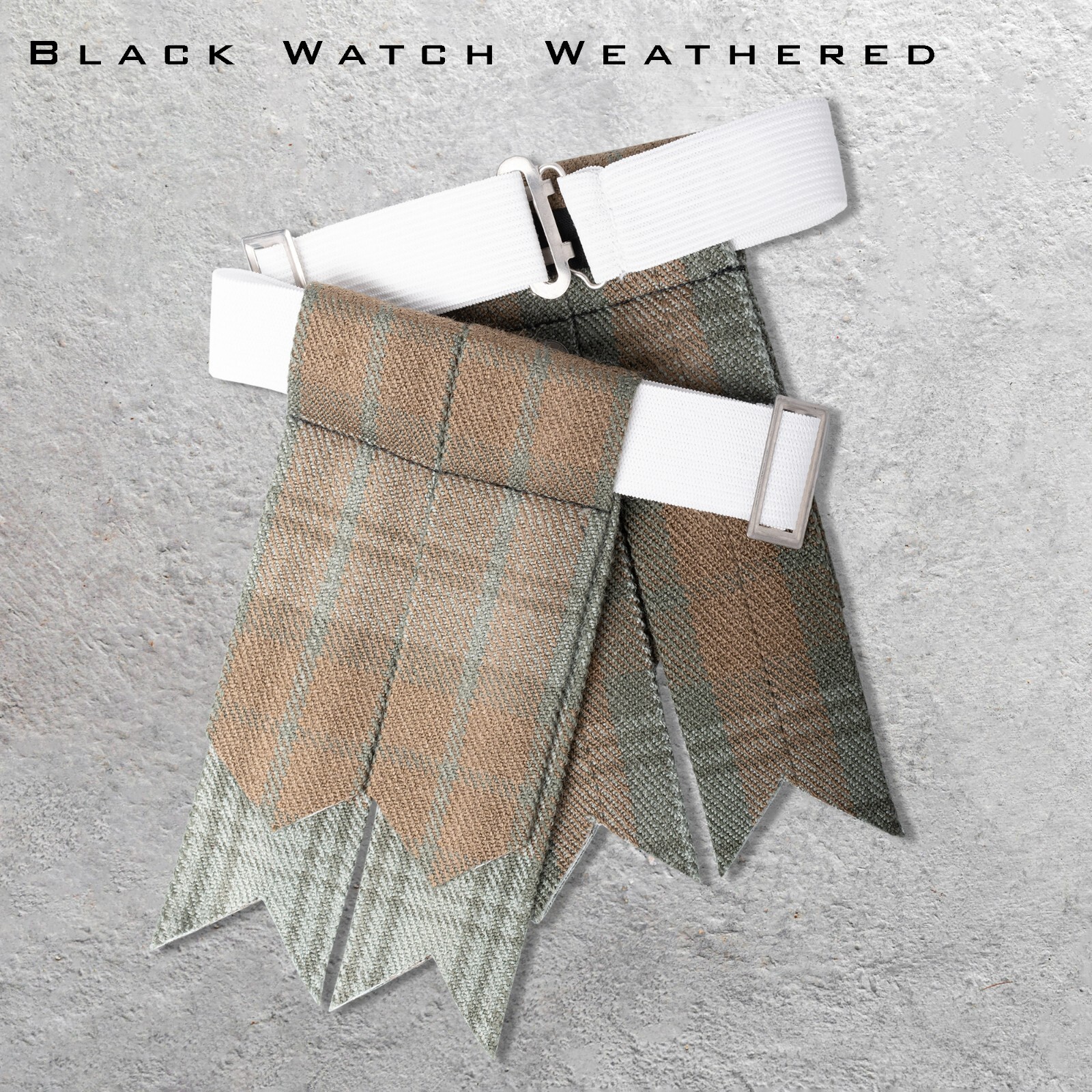 Kilt Flashes Scottish highland Multi Colors Tartan comes Heavy Buckle & Garter