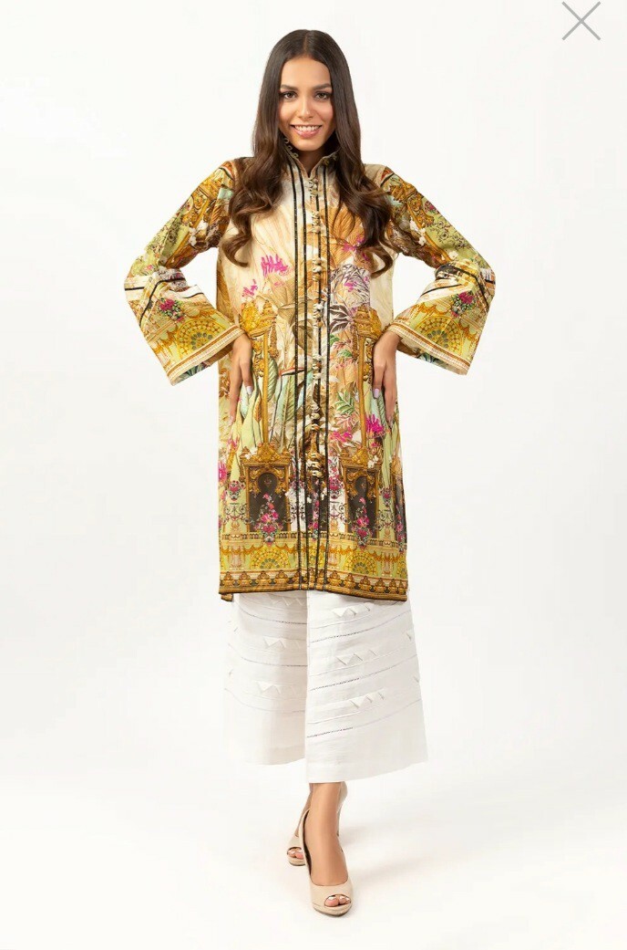 NWT GUL AHMED Lawn Kurti S Pakistani Designer Indian SAFINAZ KHAADI