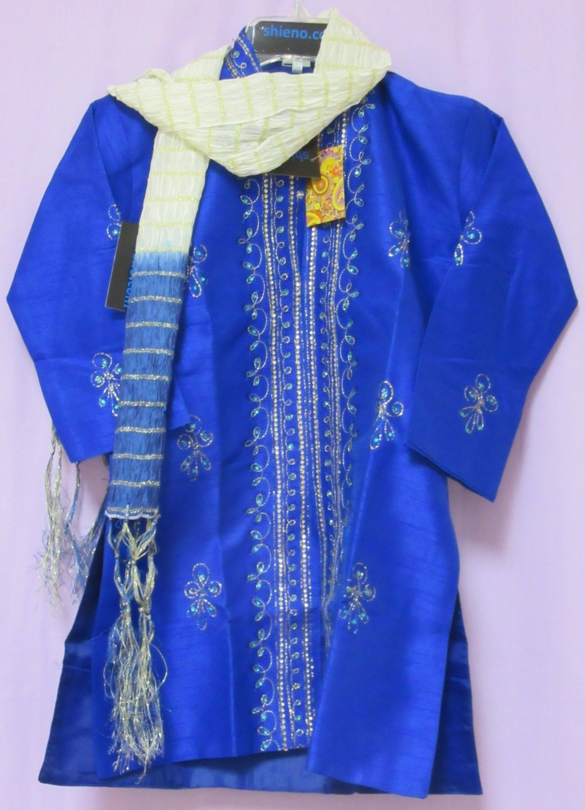 Boy’s 476 Kurta Pajama Assorted Size Indian Party Wear Shieno Sarees