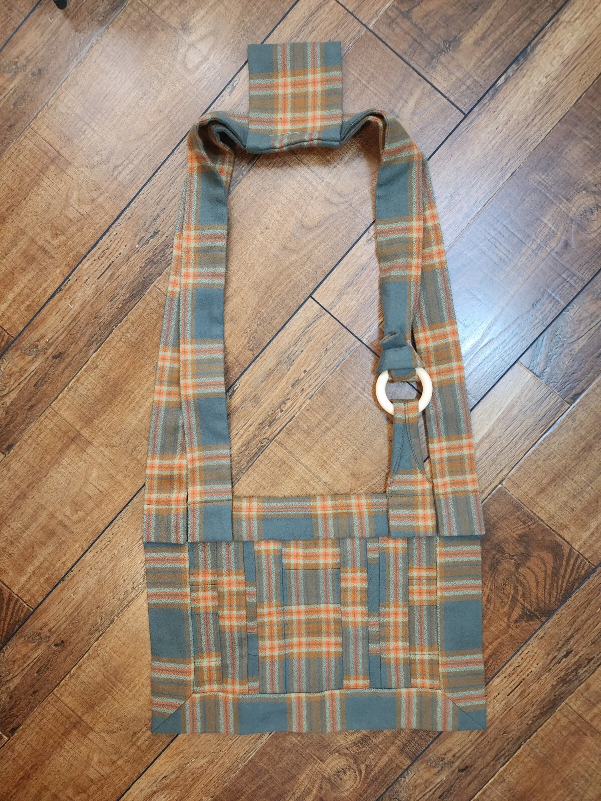 Rakusu Soto practice zen meditation  cotton tick fabric Handcrafted in Florida