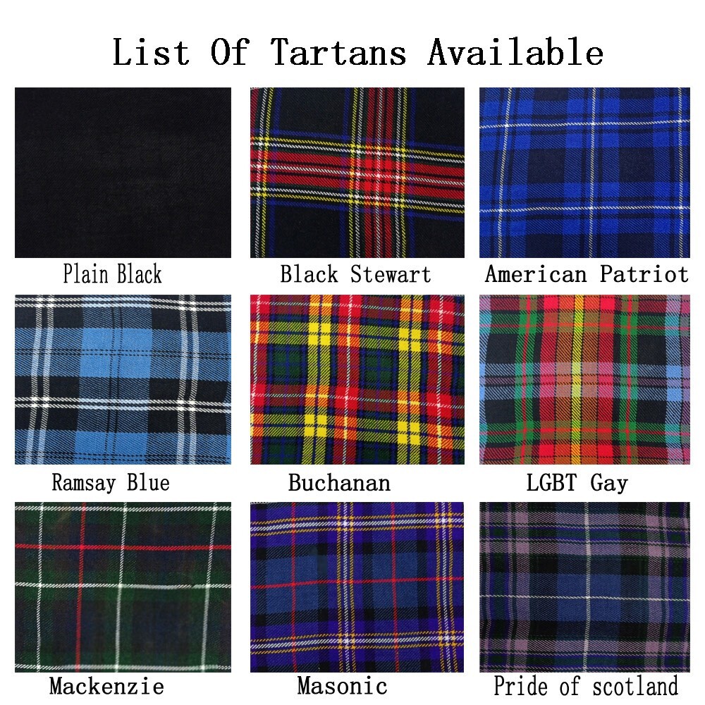 Men’s Scottish Prince Charlie Jacket kilt outfit Highland kilt Set with Hat