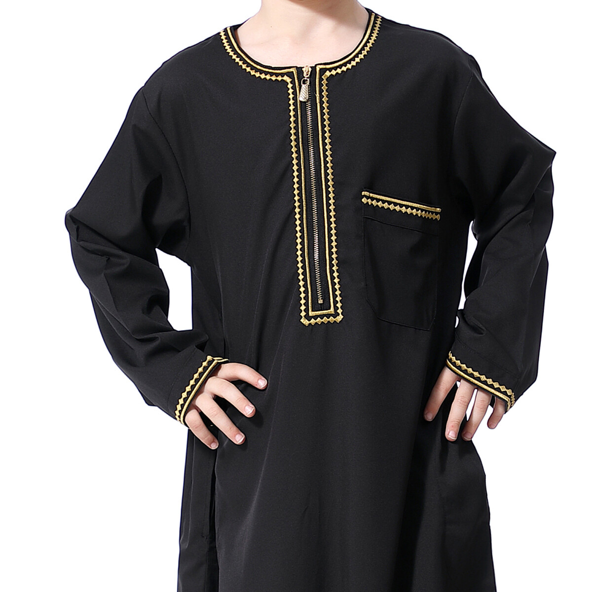 Thobe, Robe Daffah, Dishdasha Islamic Arabian Kaftan Boys Clothing Omani Style