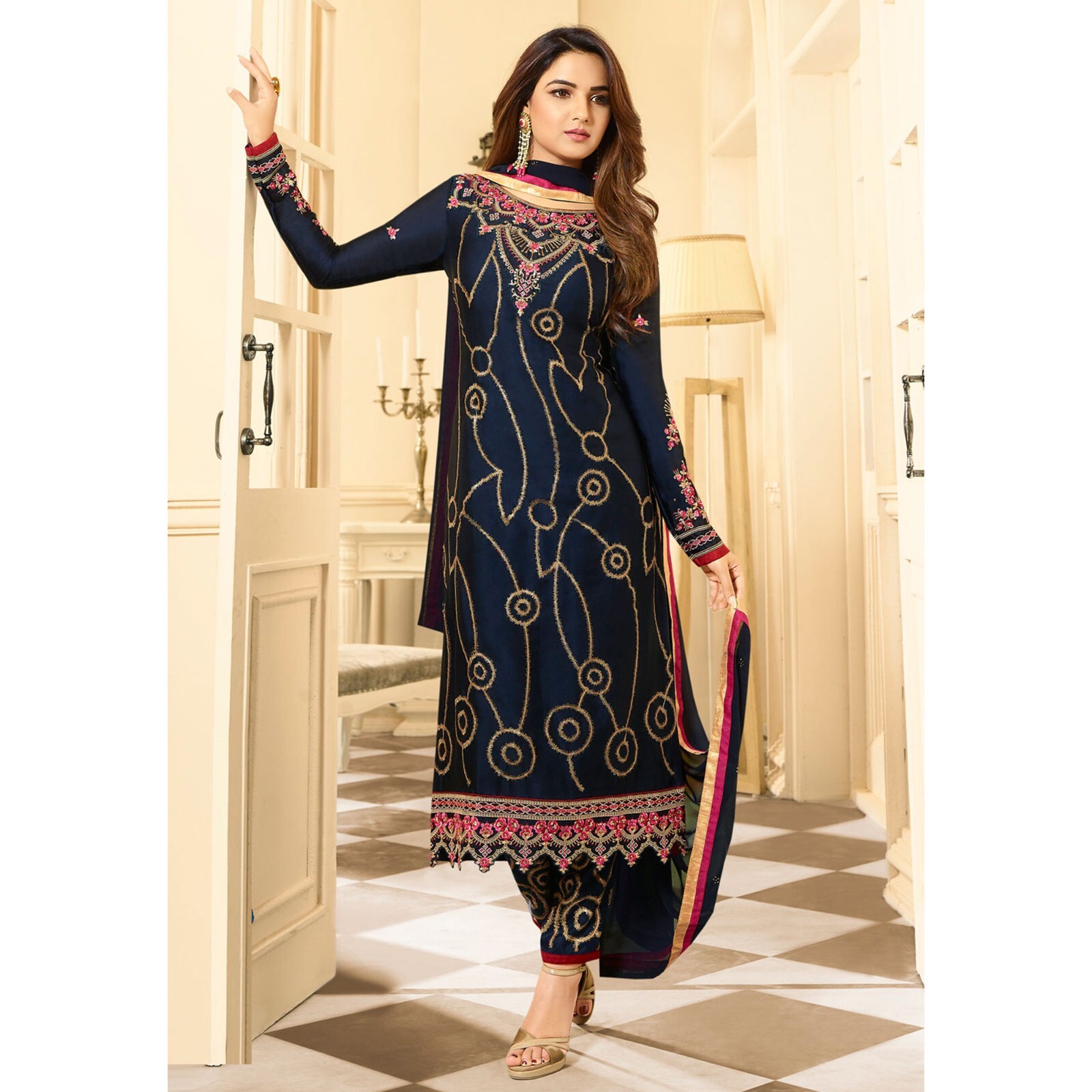 Bollywood Style Party Wear Pakistani Indian Designer Shalwar Kameez Pant Suits