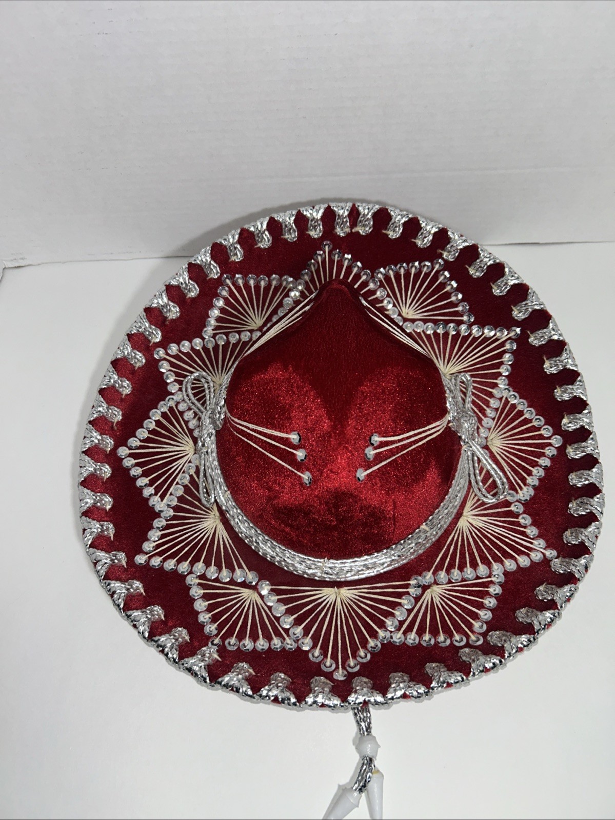 SALAZAR YEPEZ KIDS MARIACHI MEXICAN SOMBRERO HAT RED VELVET