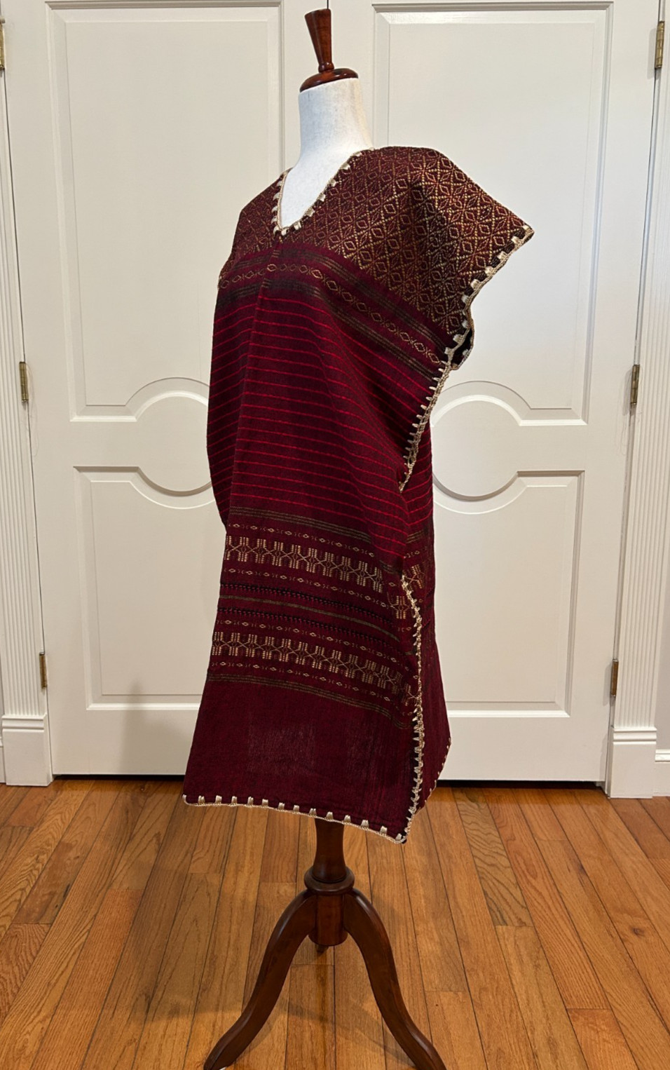 One of a Kind Pedal loom Mexican Dress! Summer Dress! Huipil style!