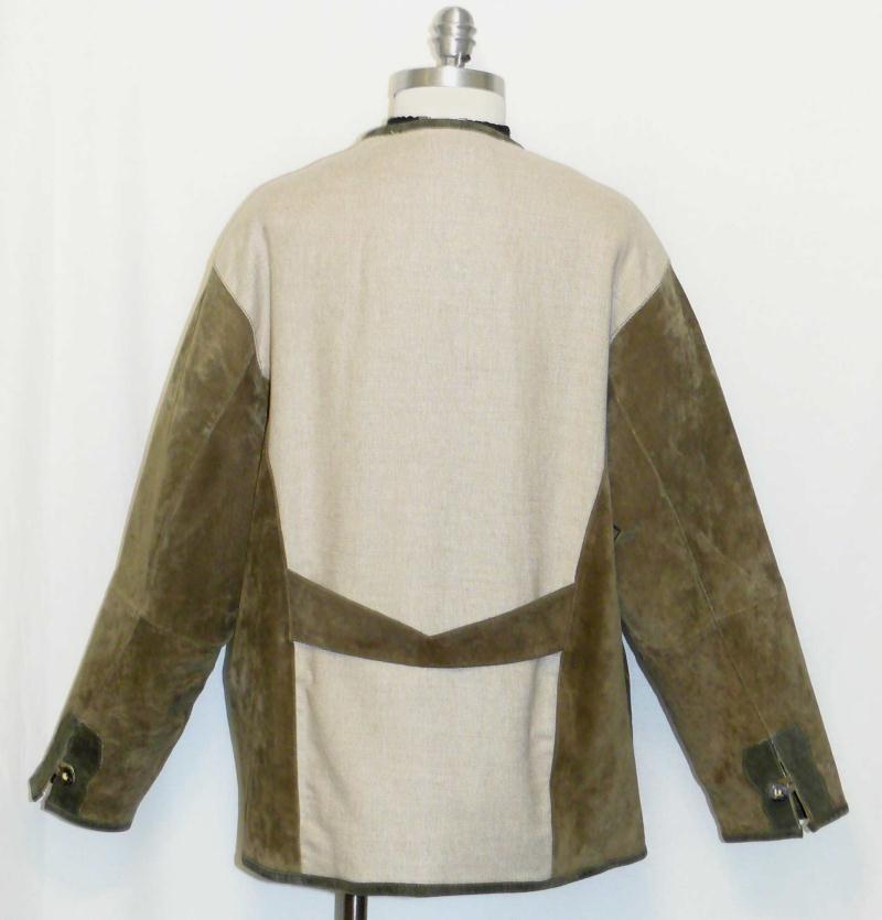 LEATHER~BROWN GERMAN Women Winter Hunting Western Sport Women JACKET Eu 46 16 L