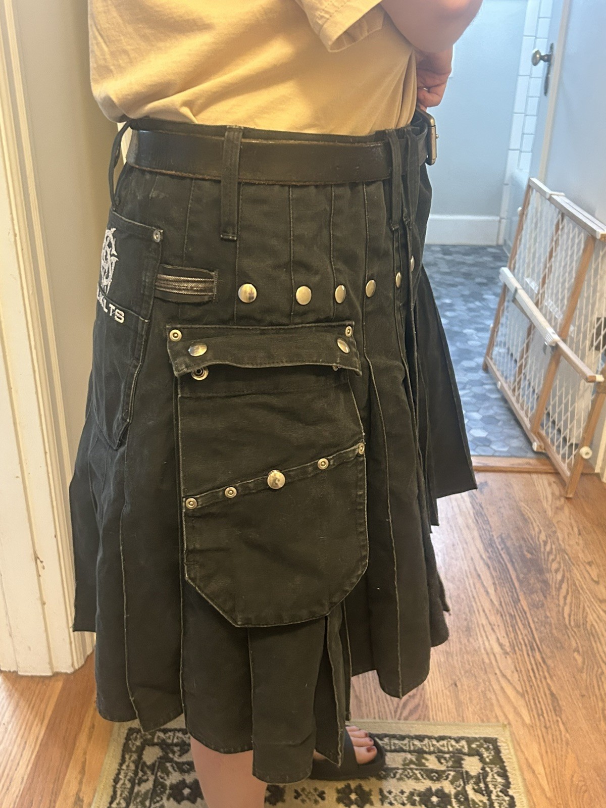 Utilikilts Workman Mens 38 Black Utility Workwear