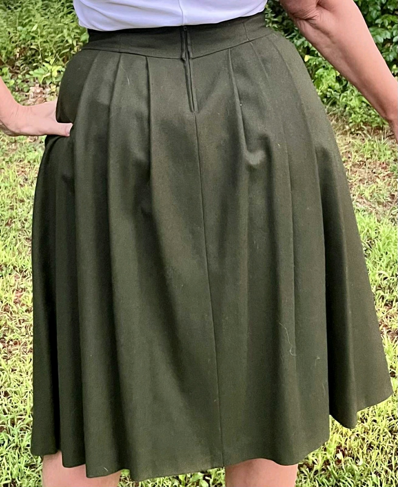 Vintage Julius Lang TRACHTEN Sz 10 Vest Skirt Bavarian Traditional Octoberfiest