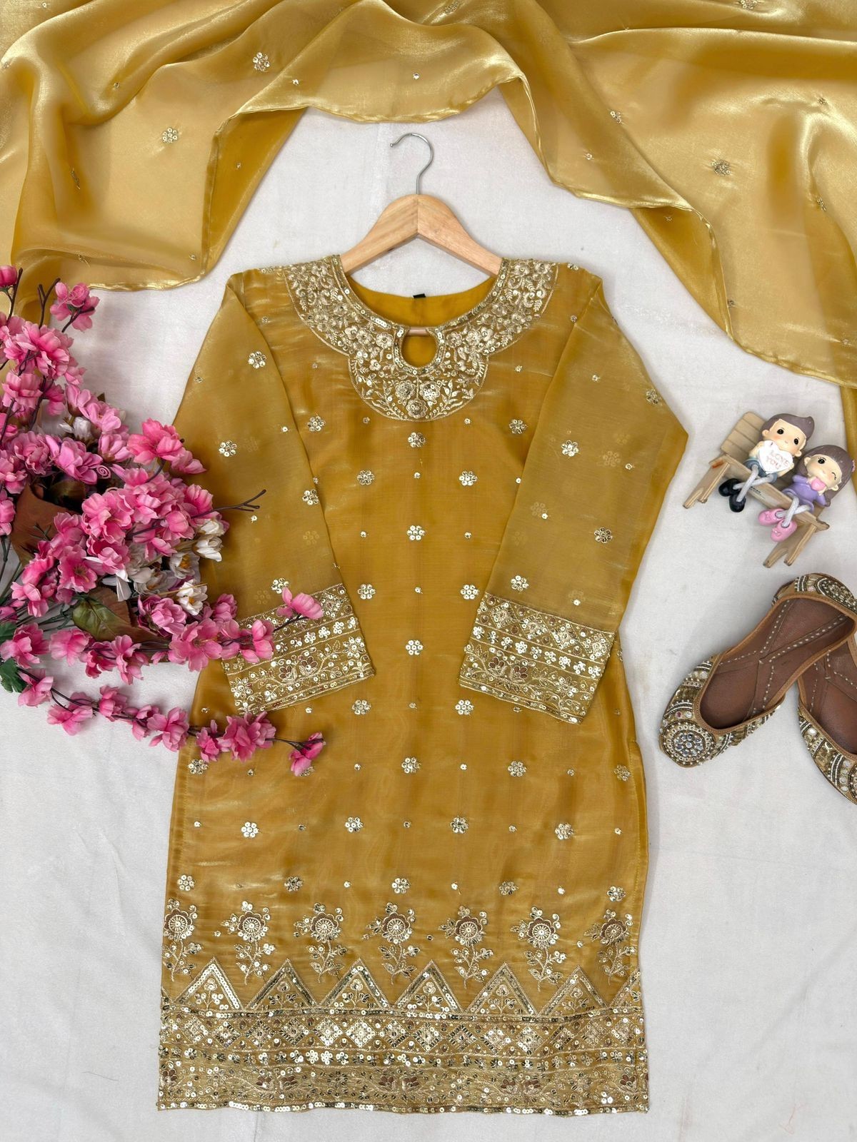Designer Indian Pakistani top plazzo Bollywood Dress Party Wear Suit wedding