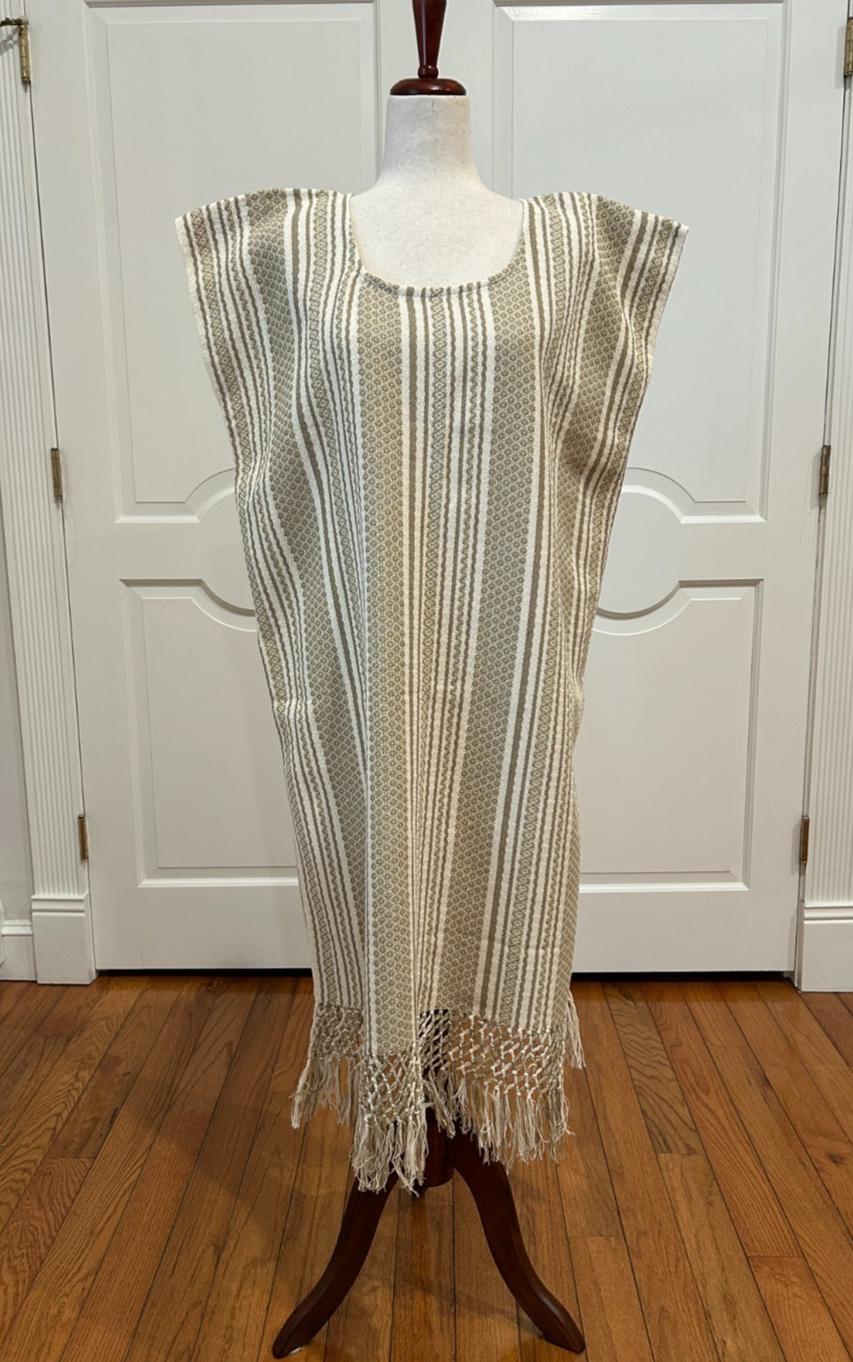 One of a Kind Pedal loom Mexican Dress! Summer Dress! Huipil style!