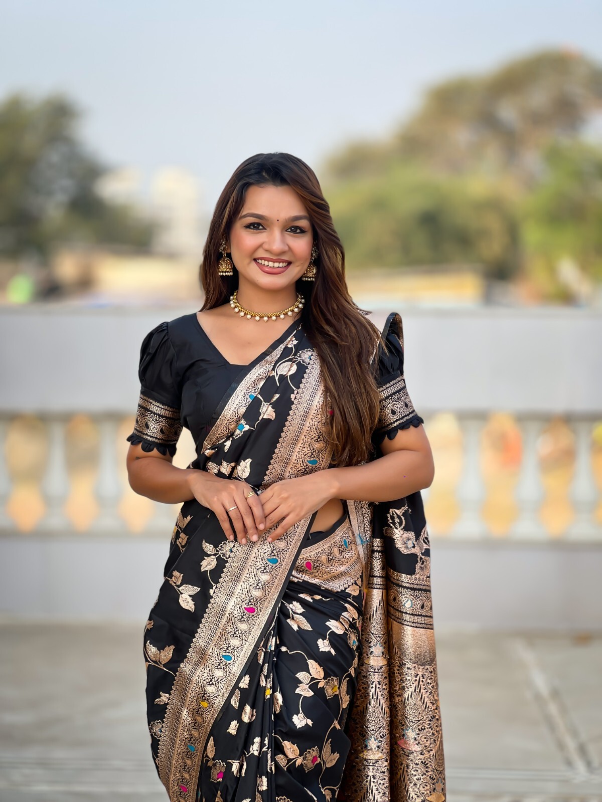 New Party Wear Saree Blouse Bollywood Bridal Silk Bollywood Sari Indian Wedding