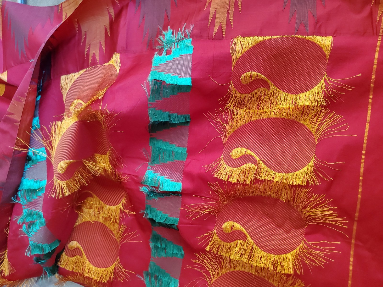 Women New Pure Silk Kanjivaram Saree Festive Wedding Party