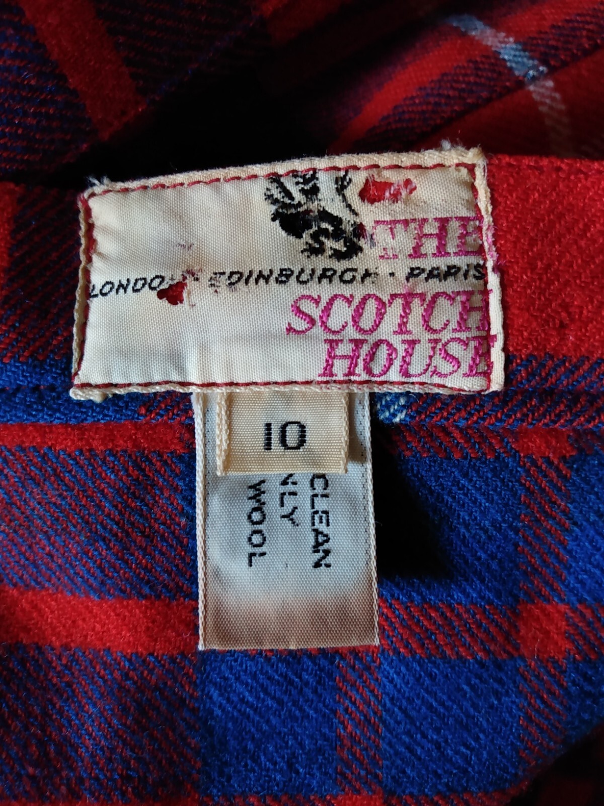 LOT Ladies XS Scottish Kilt Outfit Blazer Jacket Set Wool Velvet Red Green Skirt