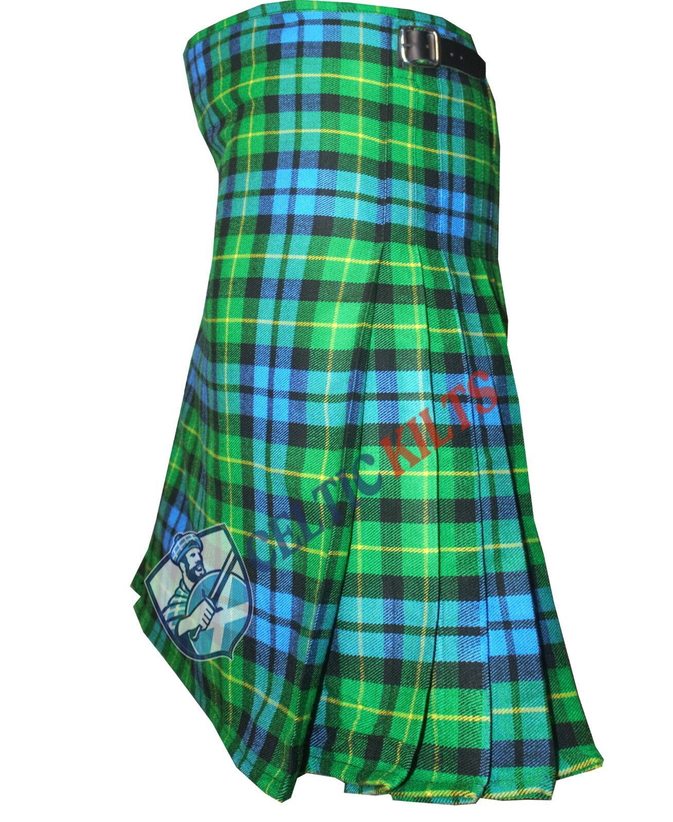 Scottish Traditional Handmade Green Clan Tartan 8 Yard Tartan kilt for Man kilts
