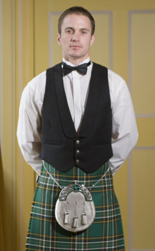 Traditional Scottish Irish Brian Boru Jacket, with Waistcoat Vest – ALL SIZE