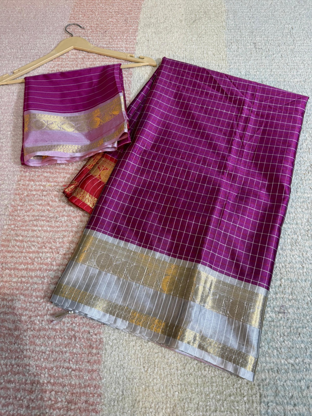 Latest Trending INDIAN Saree Banarasi Soft Katan Silk Sarees For Party Wear