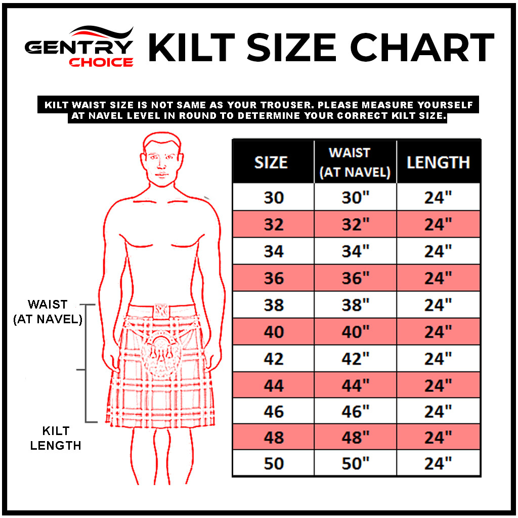 Scottish Tartan Kilt MacPherson 8 Yards 6 Pieces Kilt package Hinglander Dress