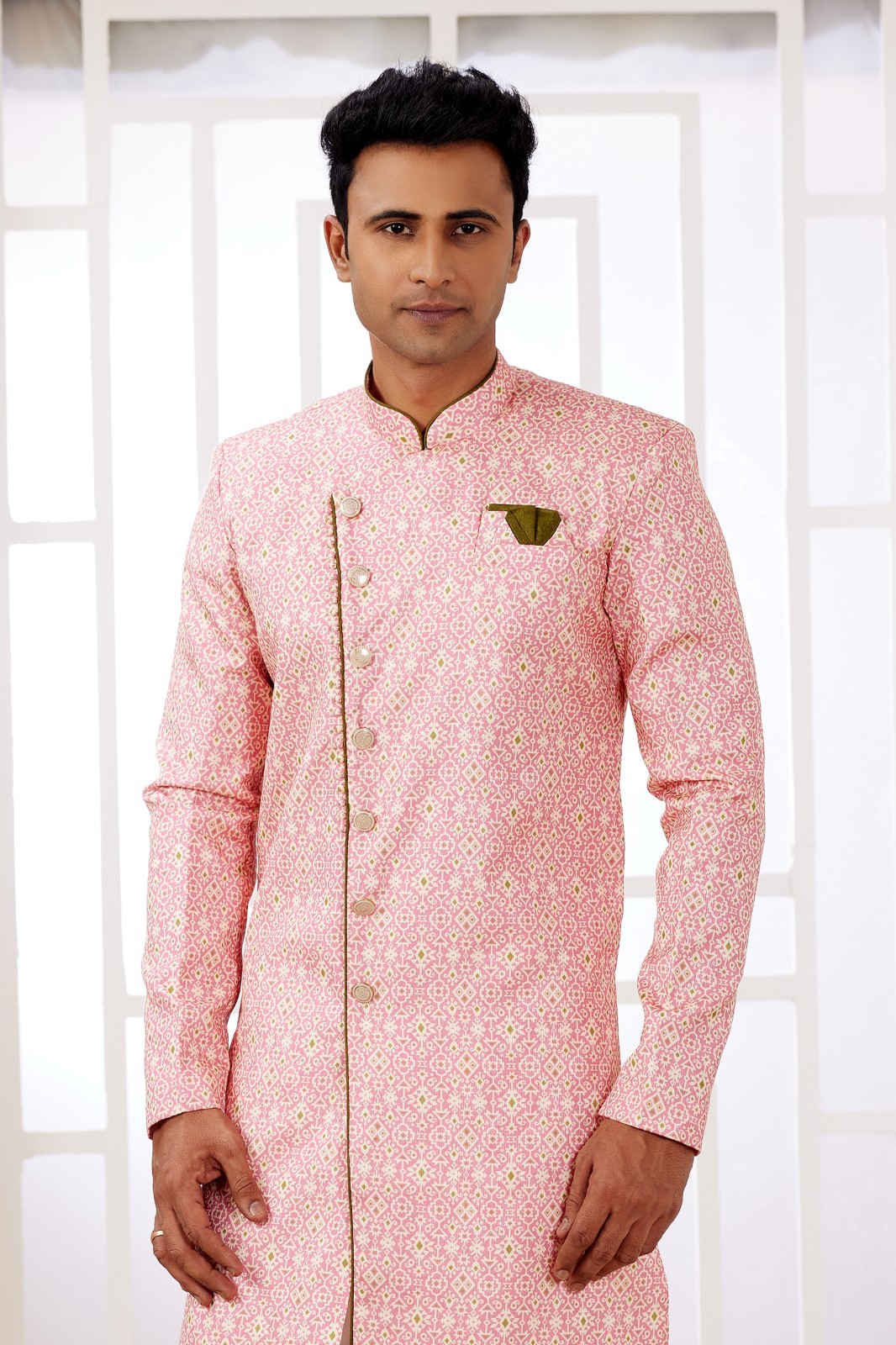 Indian Mens Designer Wedding Bollywood Wear Traditional Semi Indo Western India