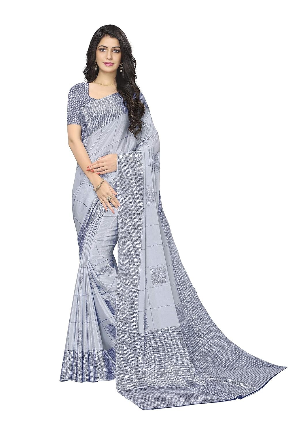 Women’s Tussar Silk Uniform Saree with Bouse Piece
