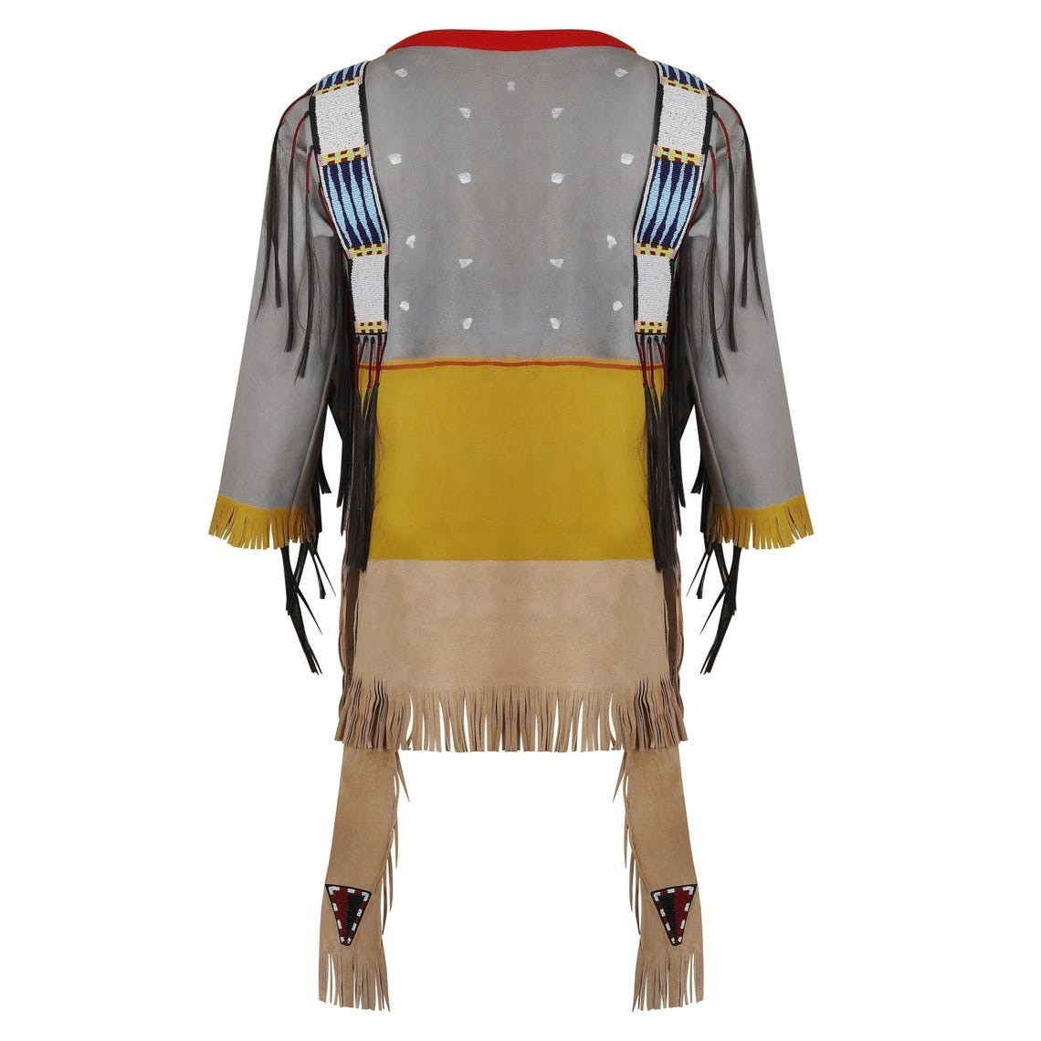 Plains Beaded War Shirt, Old Native American Tasseled War Shirt, Pow Wow Outfit