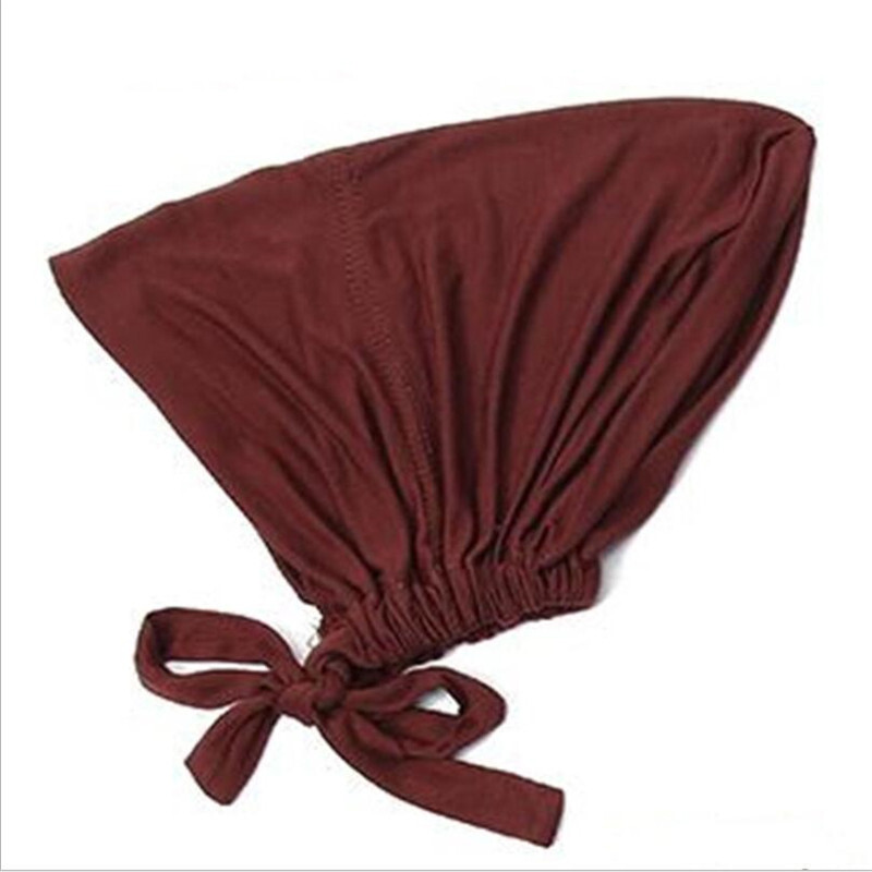 Ramadan Muslim Women Modal Turban Inner Hijab Cap Islamic Bonnet Under scarf Hat