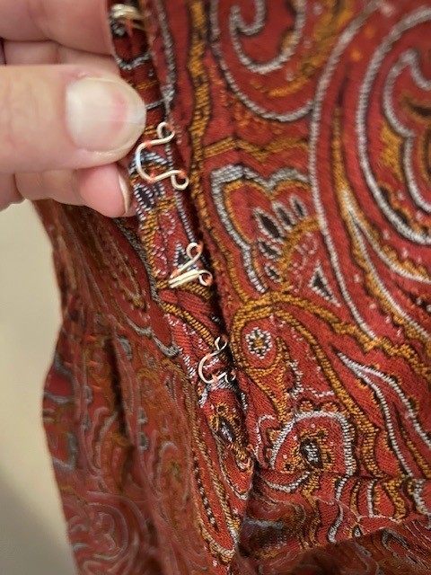 Vintage Austrian Dirndl Hanna Salzburger Trachten Brocade Dress EU 36 (us 4-6)
