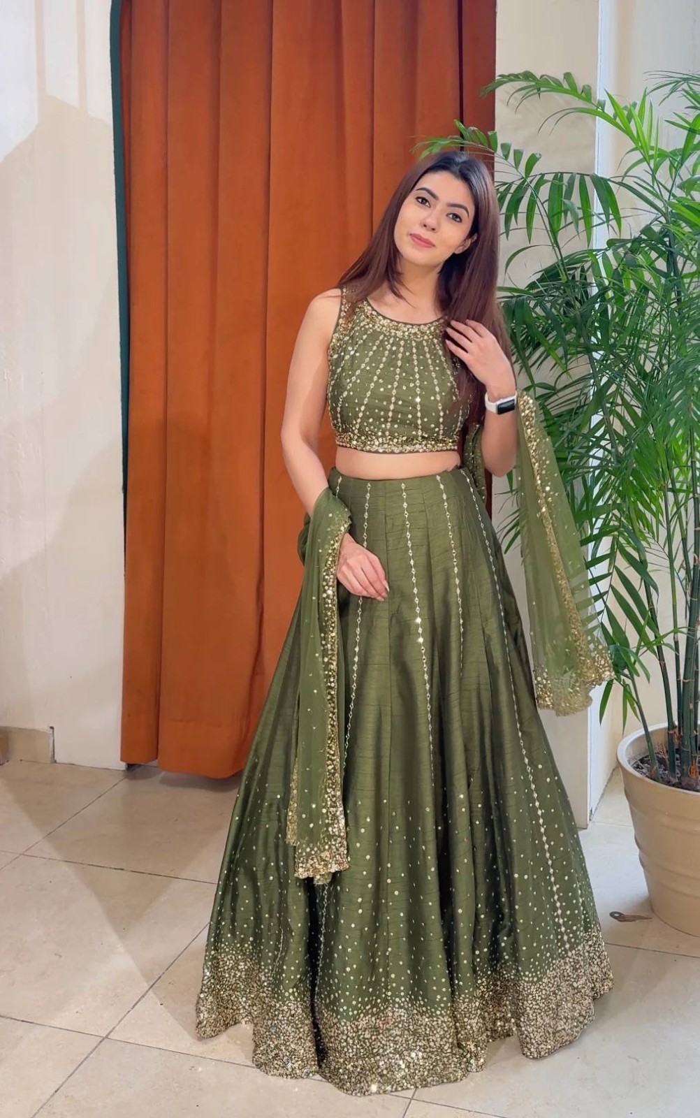 Premium Designer Thai Silk Lehenga Choli With Net Dupatta For Wedding