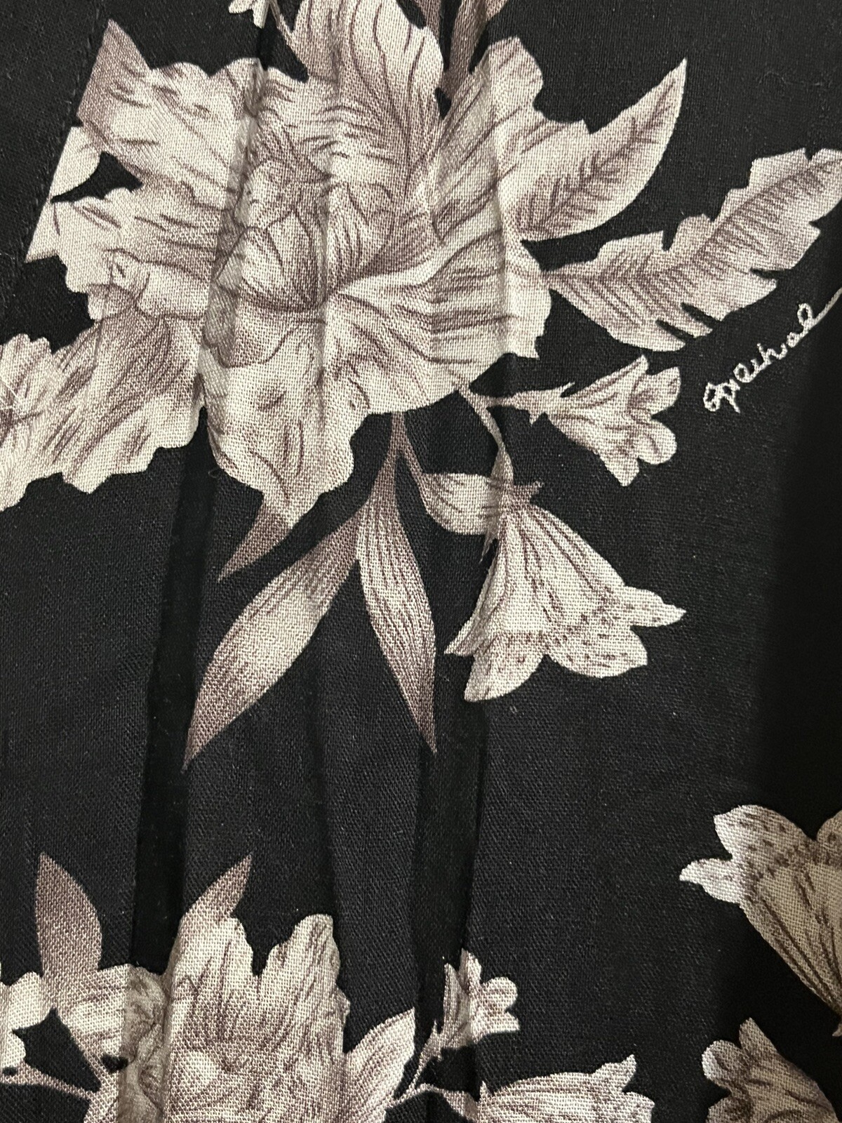 Spiritual Gangster Women’s Kimono Floral One Size Black/White Front Tie