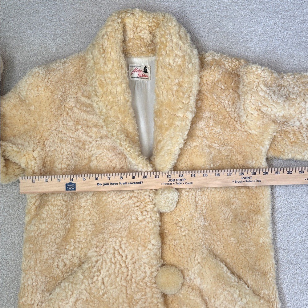Vintage 50’s Alpine New Zealand Lambswool Sheepskin Sherpa Jacket Womens Small