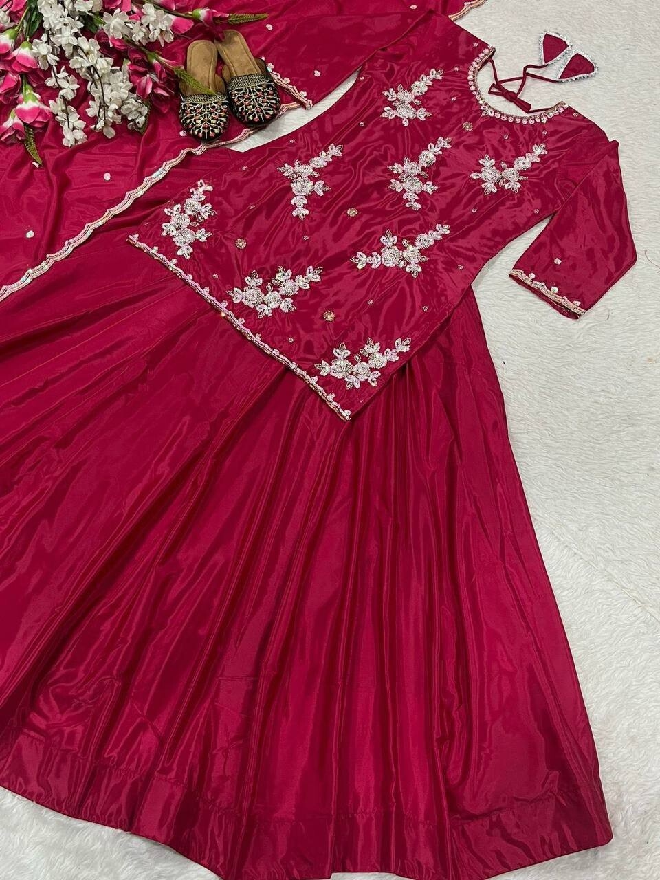 DESIGNER LEHENGA TOP INDIAN BOLLYWOOD WEDDING INDIAN PAKISTANI PARTY WEAR