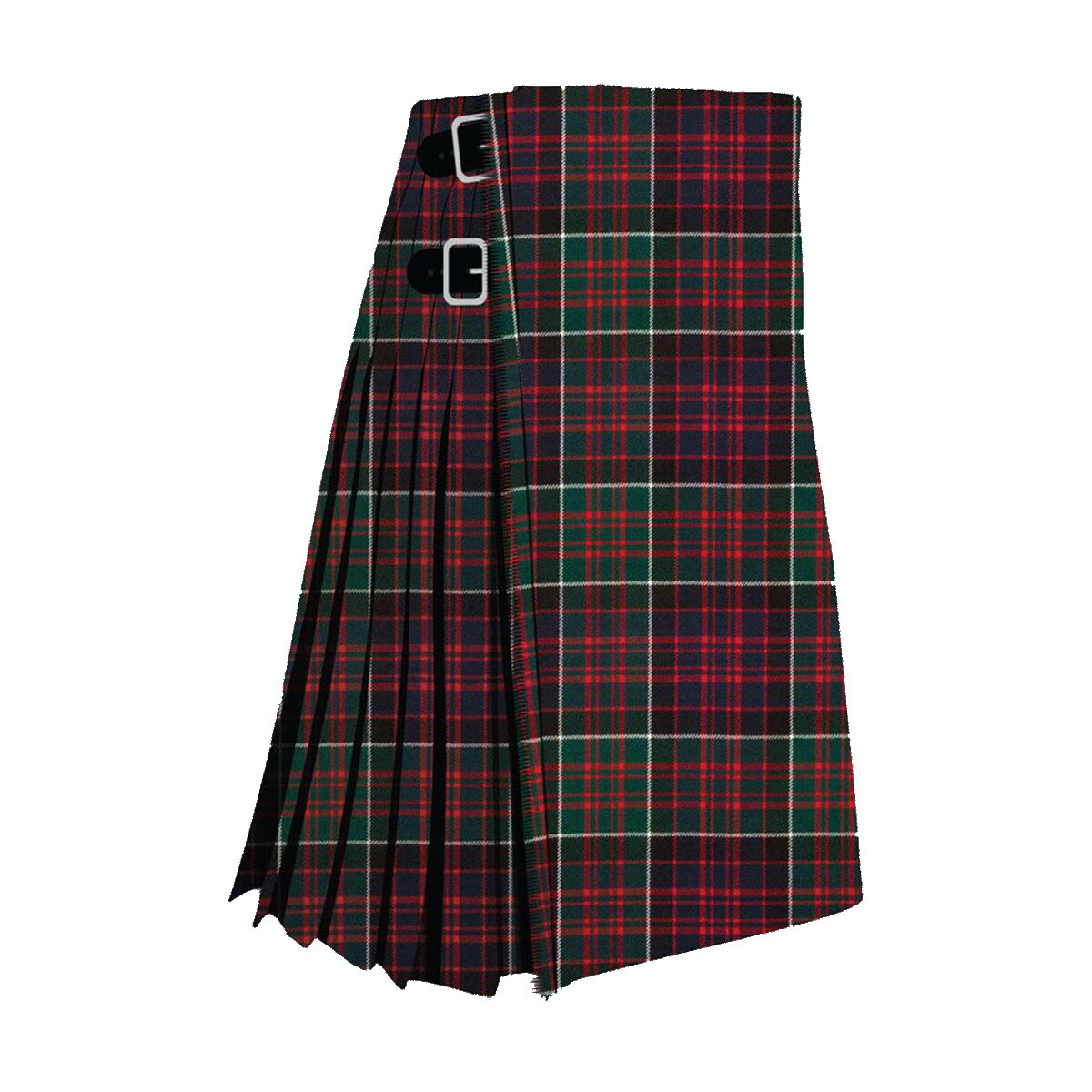 Men’s Scottish Clanranald Tartan Kilt Handmade Traditional 8 Yard Kilts