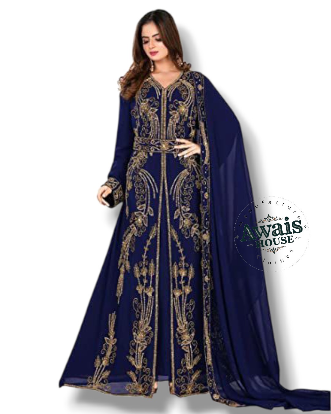 Christmas Kaftan Abaya Jalabiya Abaya Farasha lONG Embroidery islamic clothing