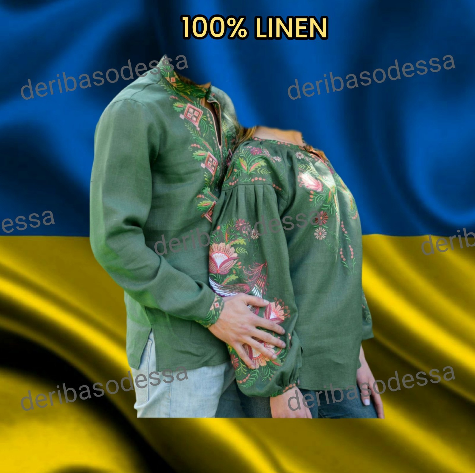 Traditional Ukrainian embroidered blouse,shirtVyshyvanka S,M,L,XL-4XL Linen 100%