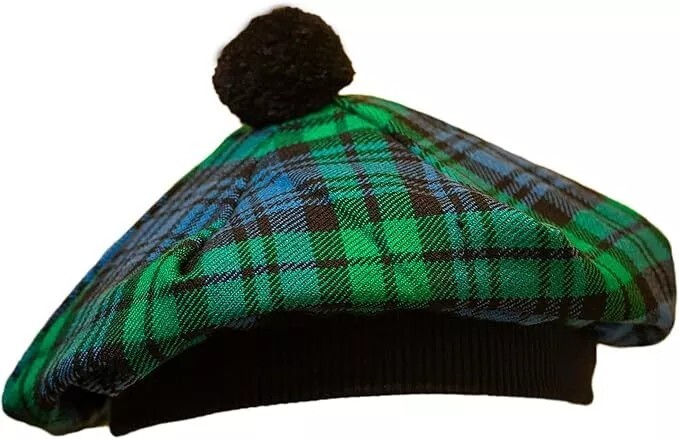 Men’s Campbell Ancient TAM o’ SHANTER Bonnet Beret Balmorals Tartan Tammy Hat